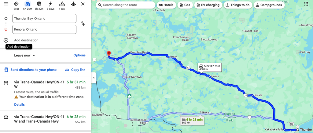 Screenshot from Google Maps